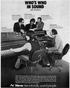 1970's AIR Studios advert